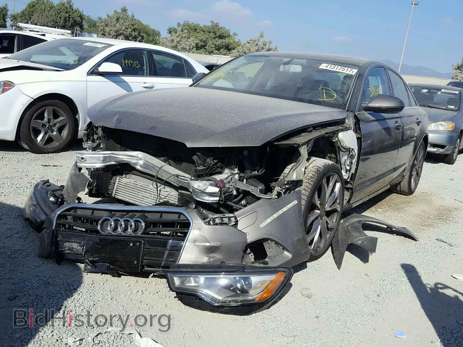 2013 AUDI A6 - VIN: WAUGFAFC5DN155816 - Фото 2