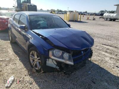 2014 Dodge AVENGER Avenger SX, синий — VIN 1C3CDZCB7EN202321, Copart