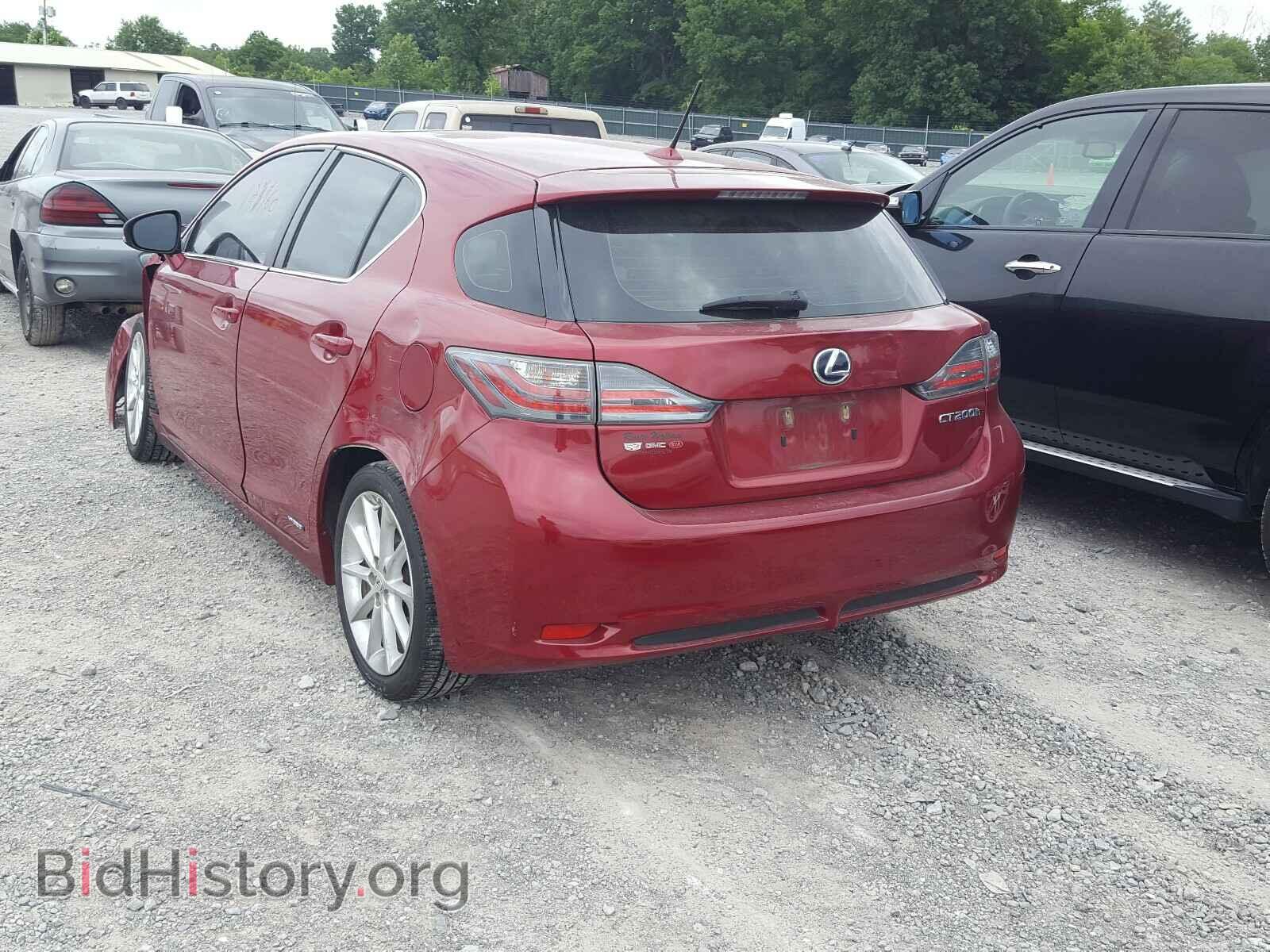 2011 LEXUS CT 200 - VIN: JTHKD5BH0B2032580 - Фото 3