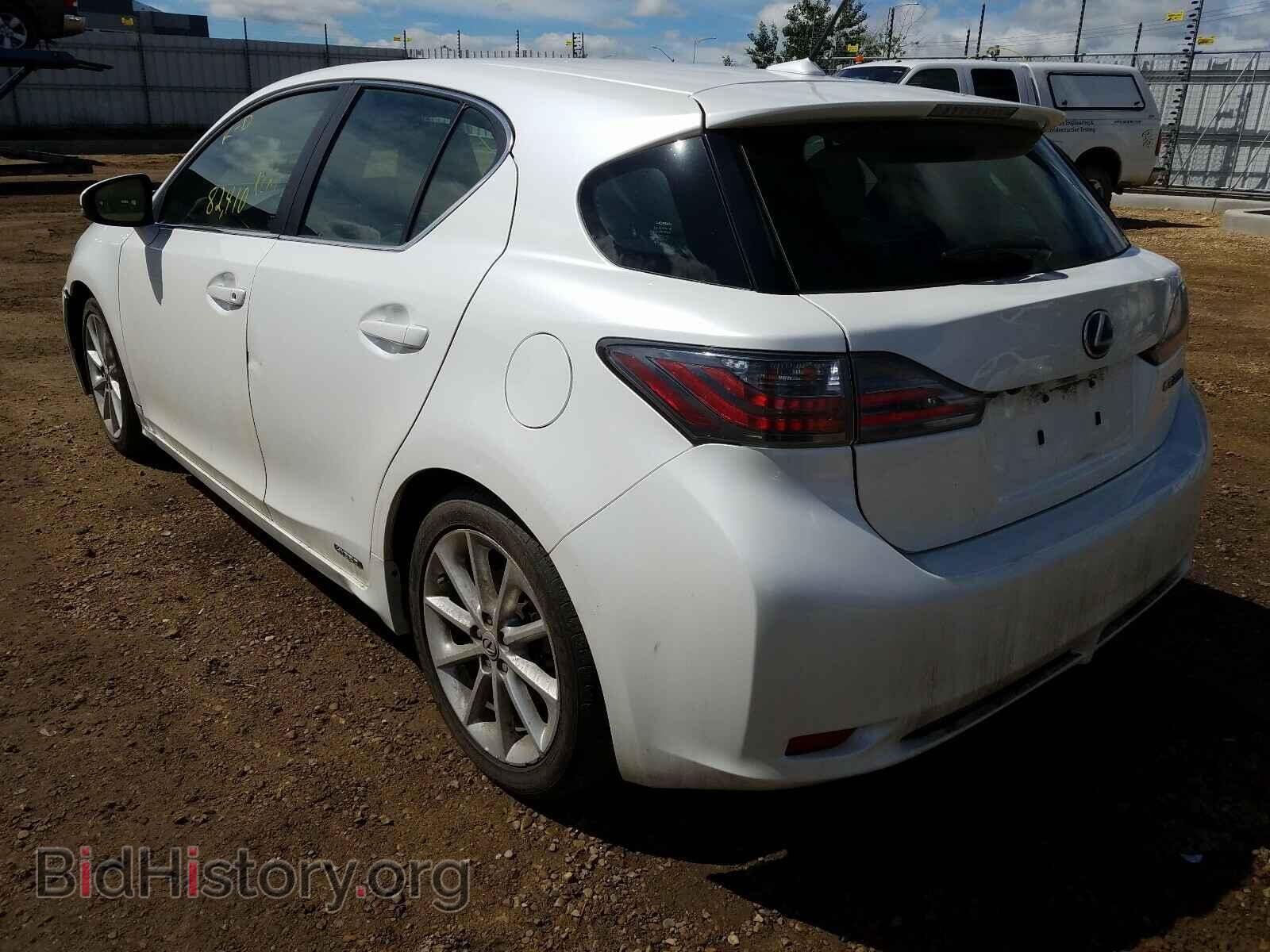 2011 LEXUS CT 200 - VIN: JTHKD5BH8B2027885 - Фото 3