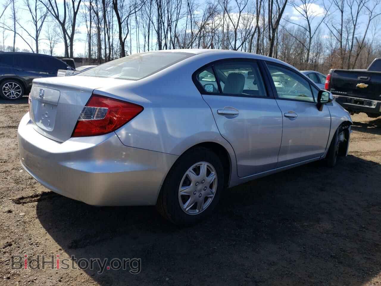 2012 HONDA CIVIC - VIN: 2HGFB2F54CH612691 - Фото 3