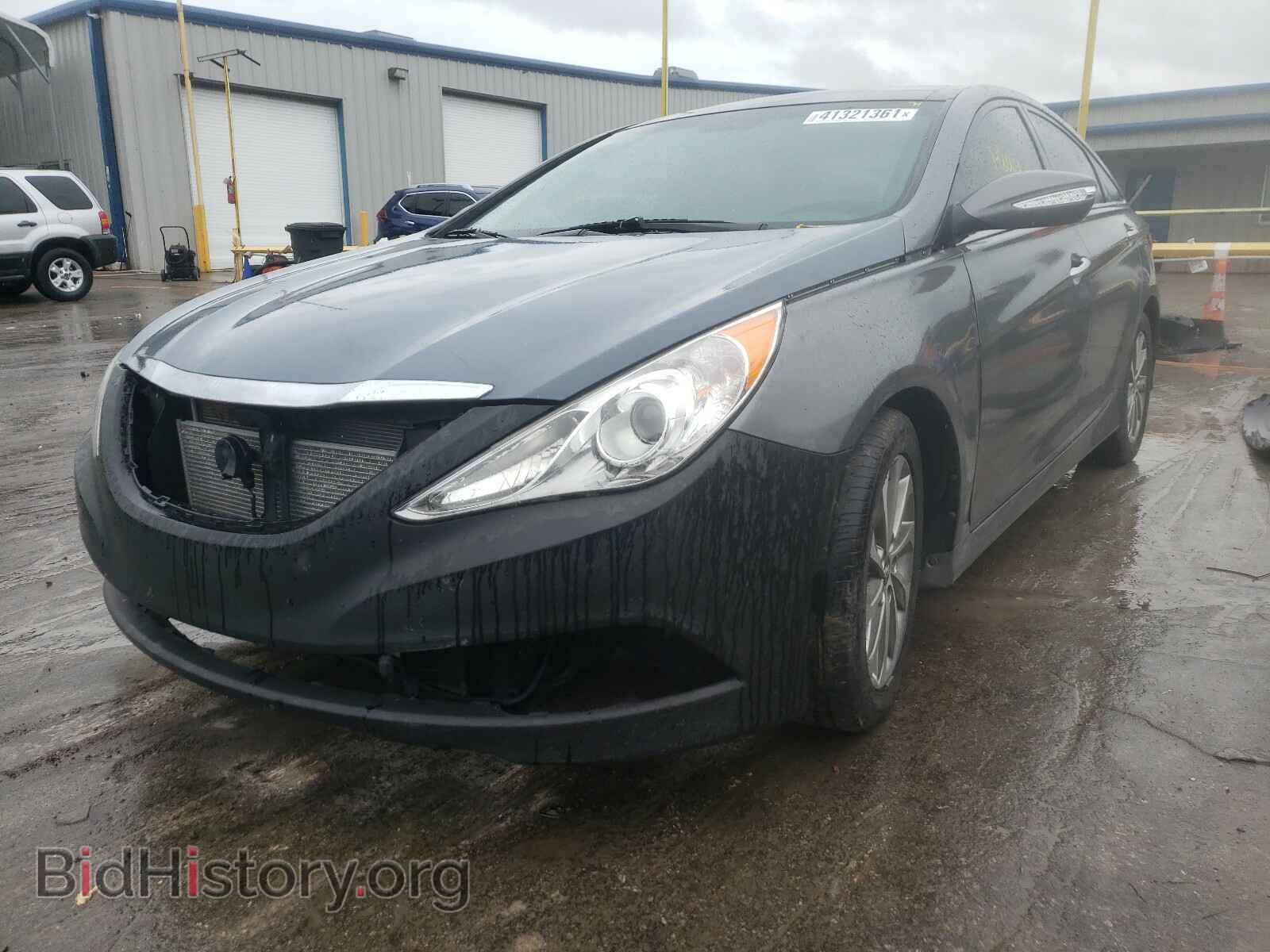 2014 HYUNDAI SONATA - VIN: 5NPEC4AC8EH921180 - Фото 2
