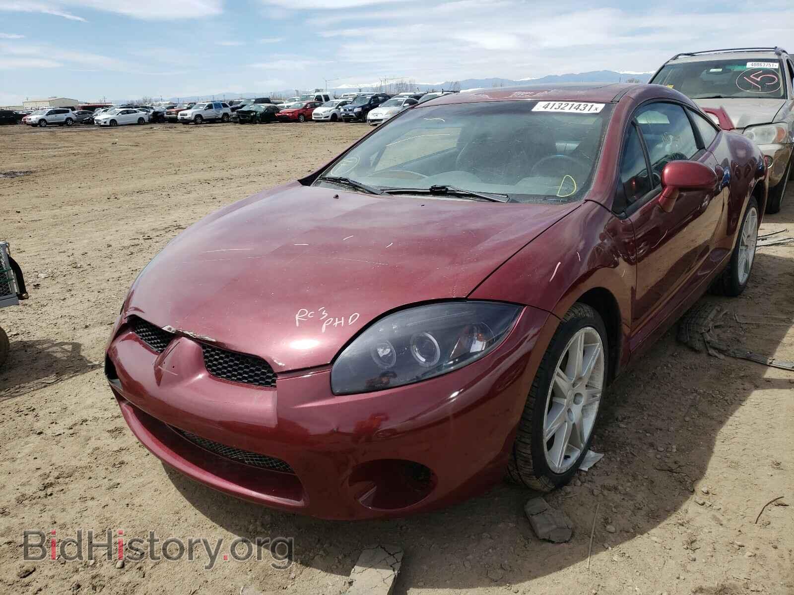 2006 MITSUBISHI ECLIPSE - VIN: 4A3AK34T06E016776 - Фото 2
