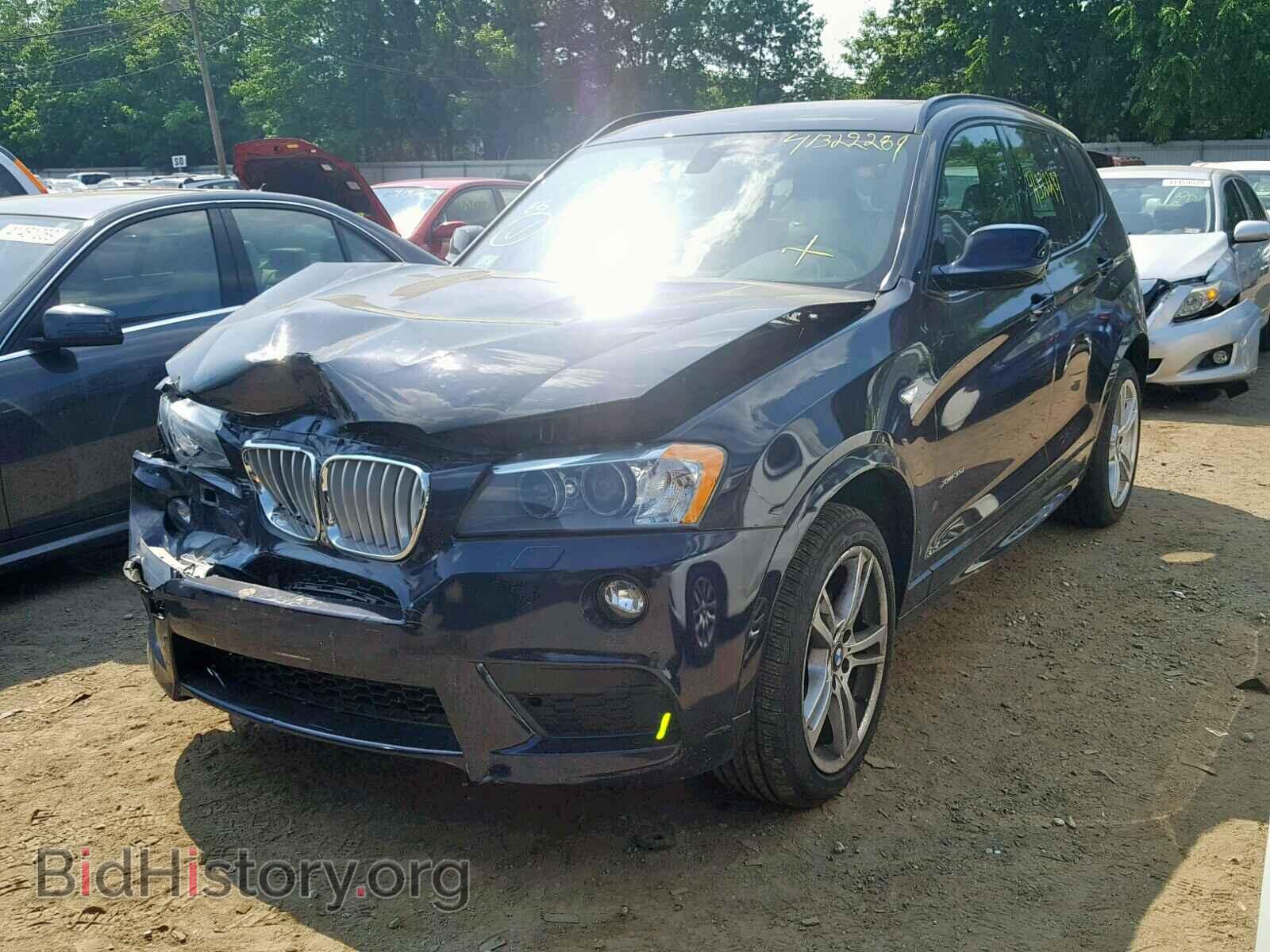 2014 BMW X3 - VIN: 5UXWX7C58EL983536 - Фото 2