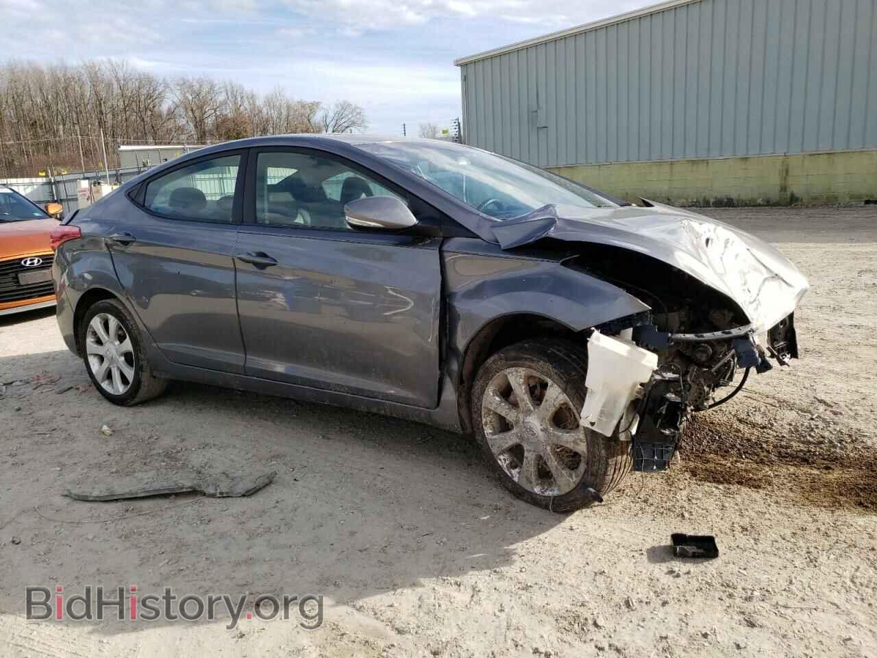 2012 HYUNDAI ELANTRA - VIN: 5NPDH4AEXCH117183 - Фото 4