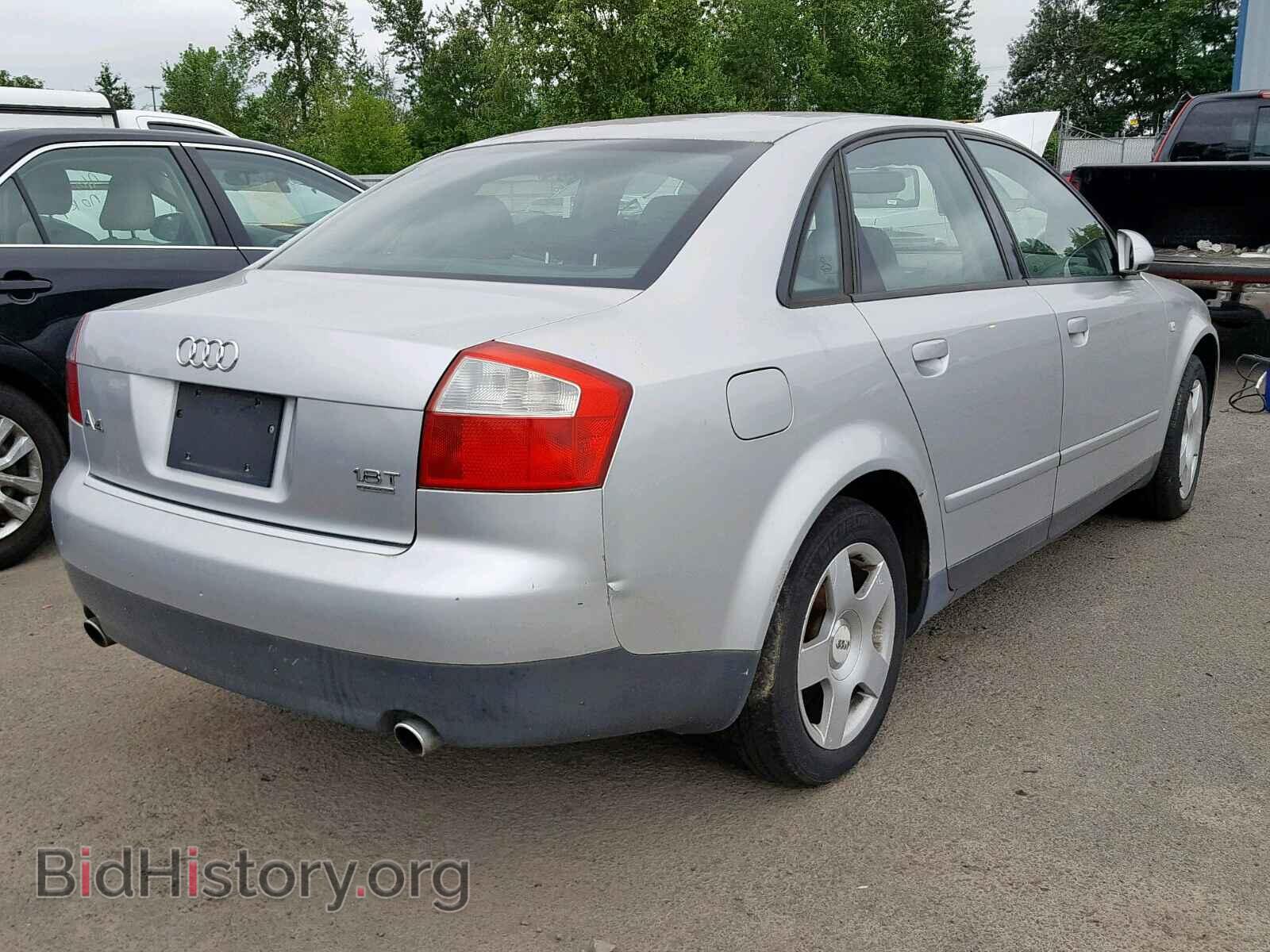 2002 AUDI A4 - VIN: WAULC68E02A171896 - Фото 4