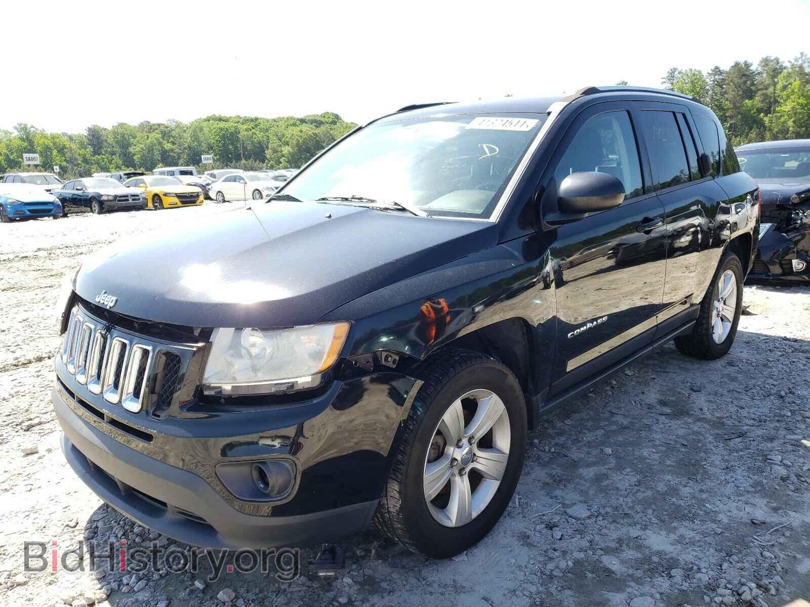 2012 JEEP COMPASS - VIN: 1C4NJCBA6CD553923 - Фото 2