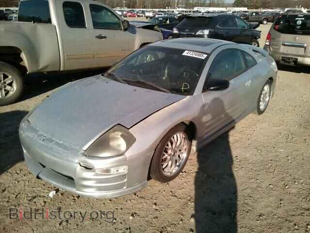 2002 MITSUBISHI ECLIPSE - VIN: 4A3AC54H52E032146 - Фото 2