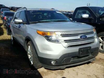 2013 Ford EXPLORER, silver — VIN 1FM5K7F83DGA12190, Copart