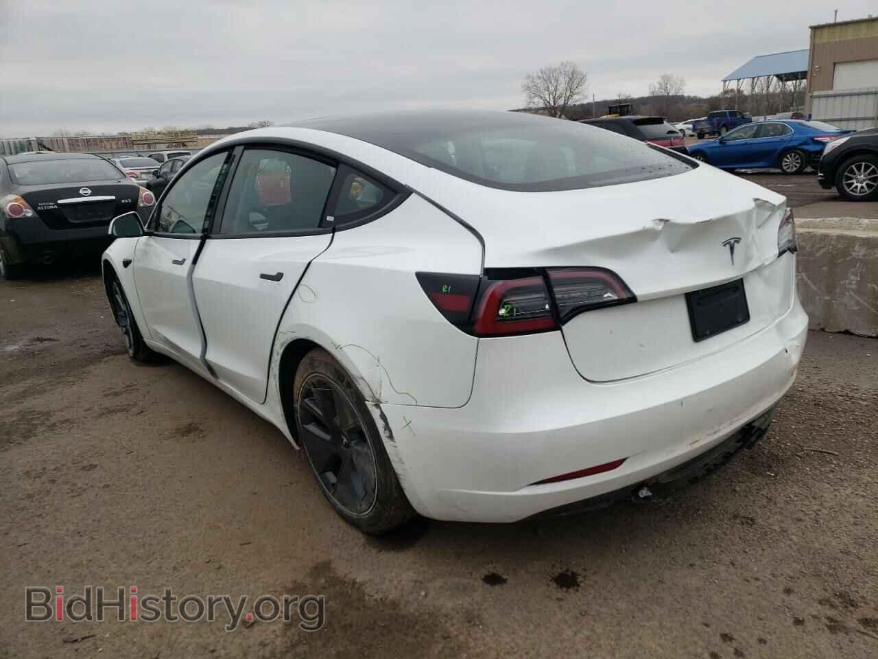 2022 TESLA MODEL 3 - VIN: 5YJ3E1EA6NF370402 - Фото 2