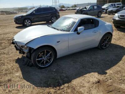 2017 Mazda MX5 MX-5 Miata, серебристый — VIN JM1NDAM77H0105105, Copart