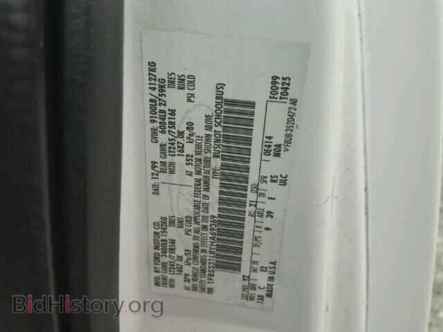 2000 FORD ECONOLINE - VIN: 1FBSS31L8YHA69369 - Фото 10