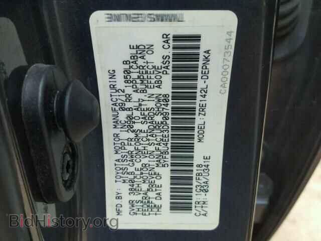 2013 TOYOTA COROLLA - VIN: 5YFBU4EE3DP097408 - Photo 10