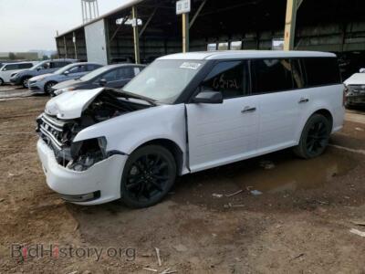 2018 Ford FLEX Flex Limit, white — VIN 2FMGK5D83JBA13164, Copart