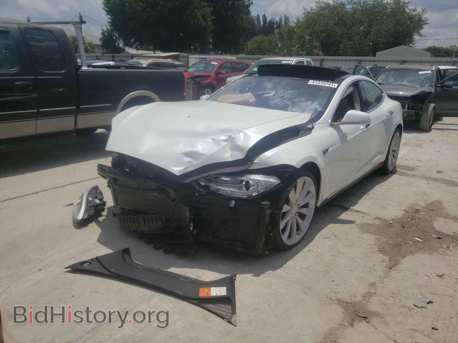2015 TESLA MODEL S - VIN: 5YJSA1E49FF107632 - Фото 2