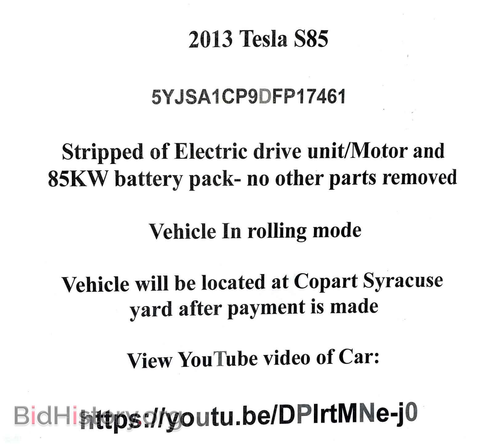2013 TESLA MODEL S - VIN: 5YJSA1CP9DFP17461 - Фото 9