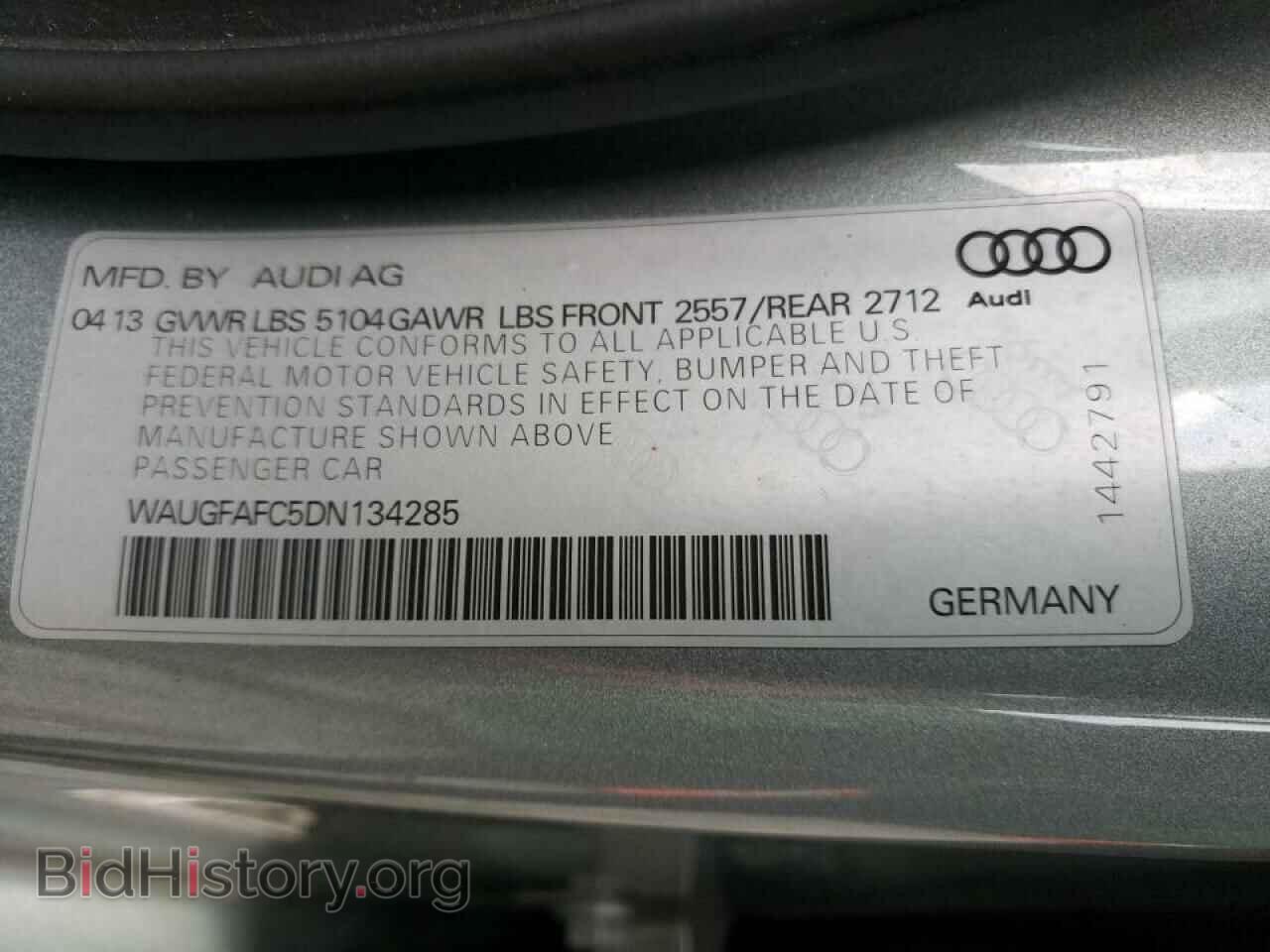 2013 AUDI A6 - VIN: WAUGFAFC5DN134285 - Photo 12
