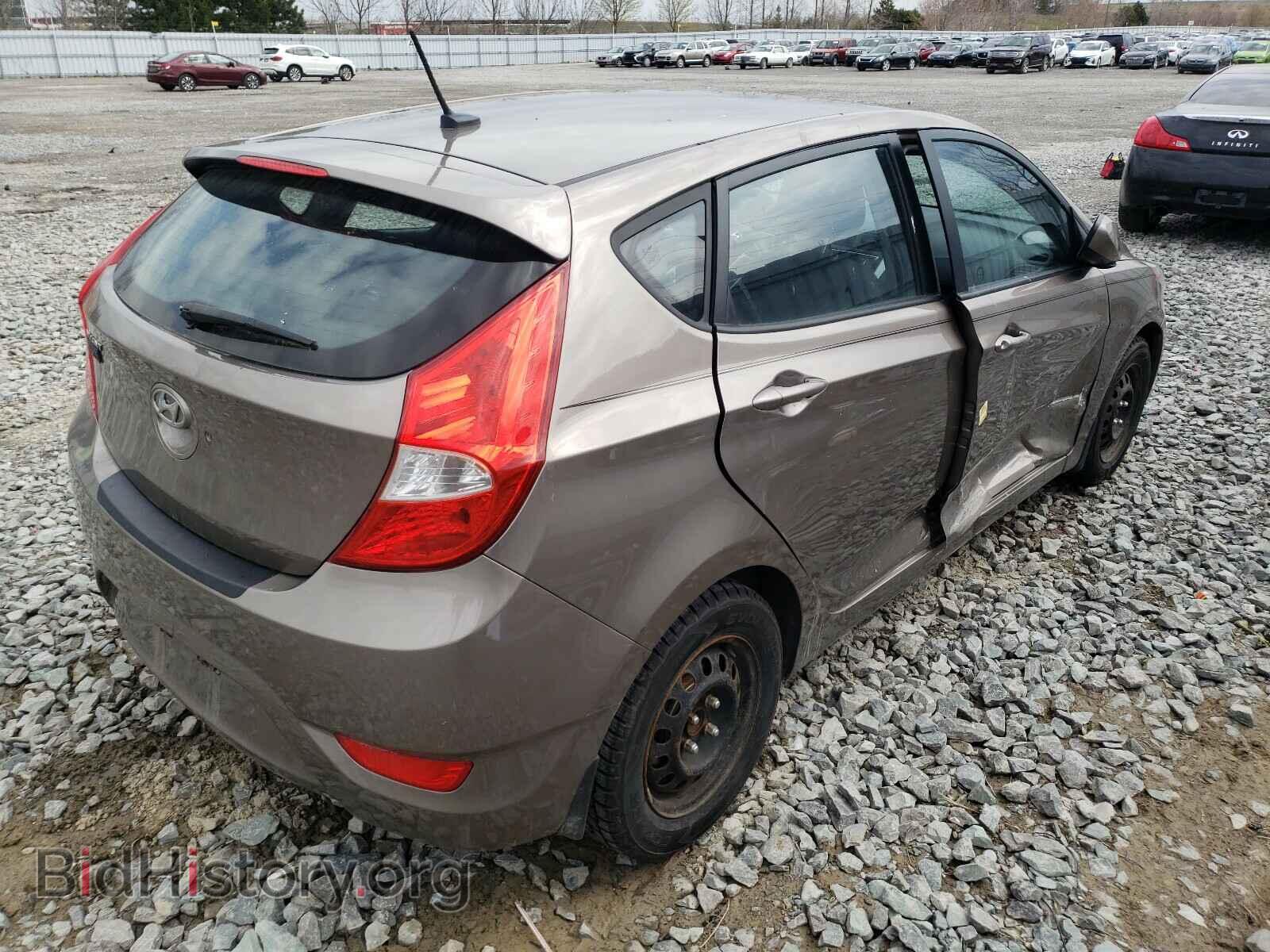 2013 HYUNDAI ACCENT - VIN: KMHCT5AE3DU116413 - Фото 4