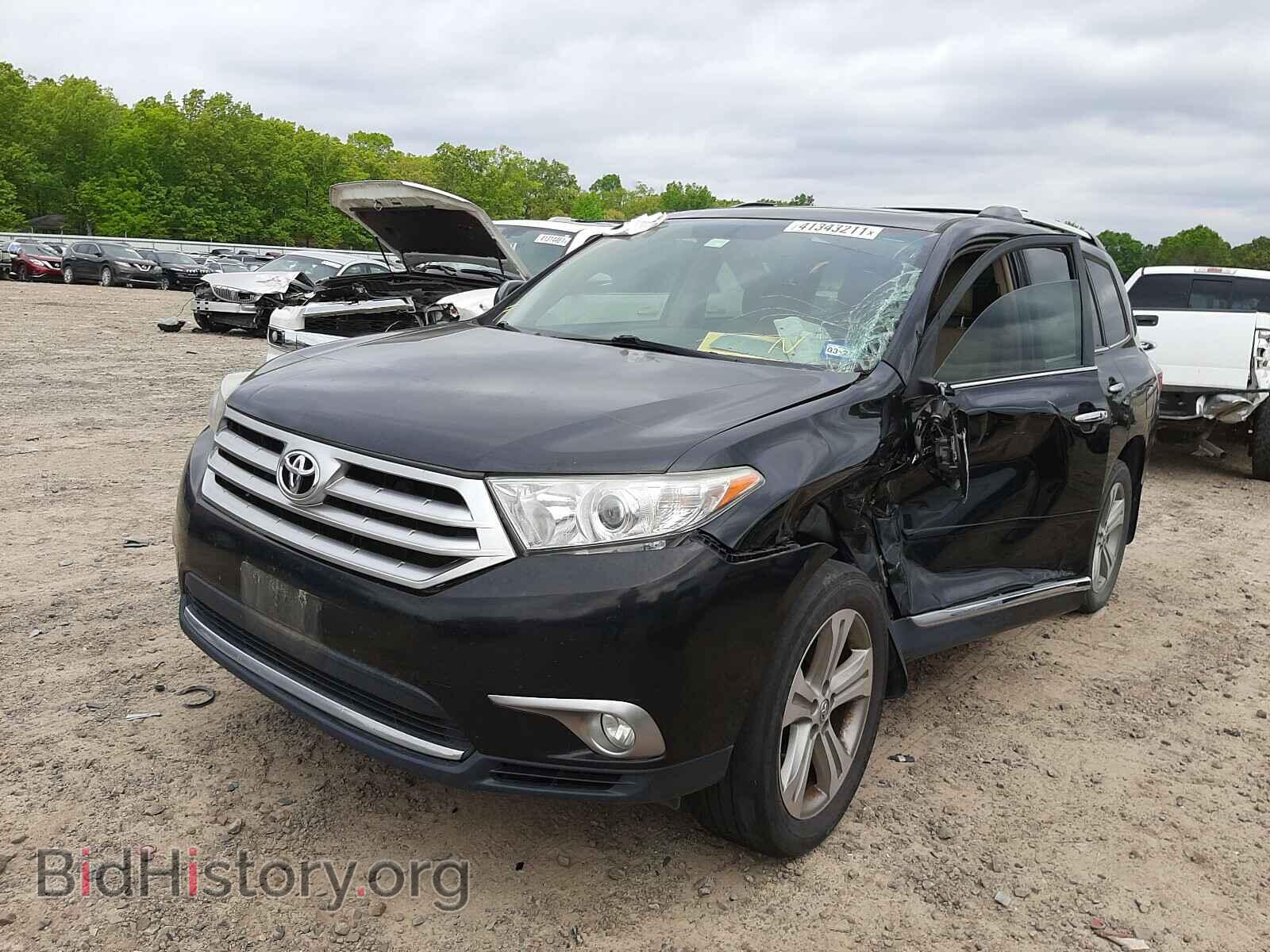 2012 TOYOTA HIGHLANDER - VIN: 5TDDK3EH7CS135828 - Фото 2