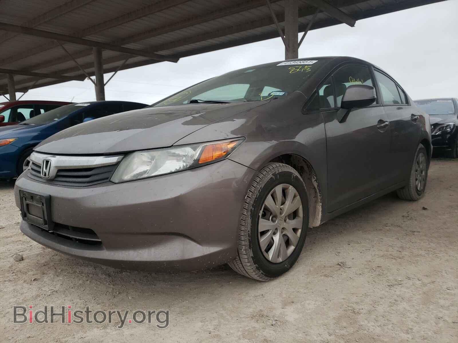 2012 HONDA CIVIC - VIN: 2HGFB2E55CH576043 - Фото 2
