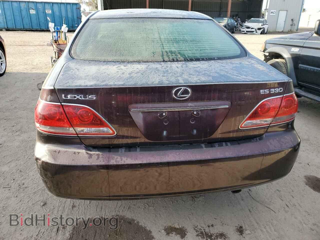 2005 LEXUS ES330 - VIN: JTHBA30G755139281 - Фото 6
