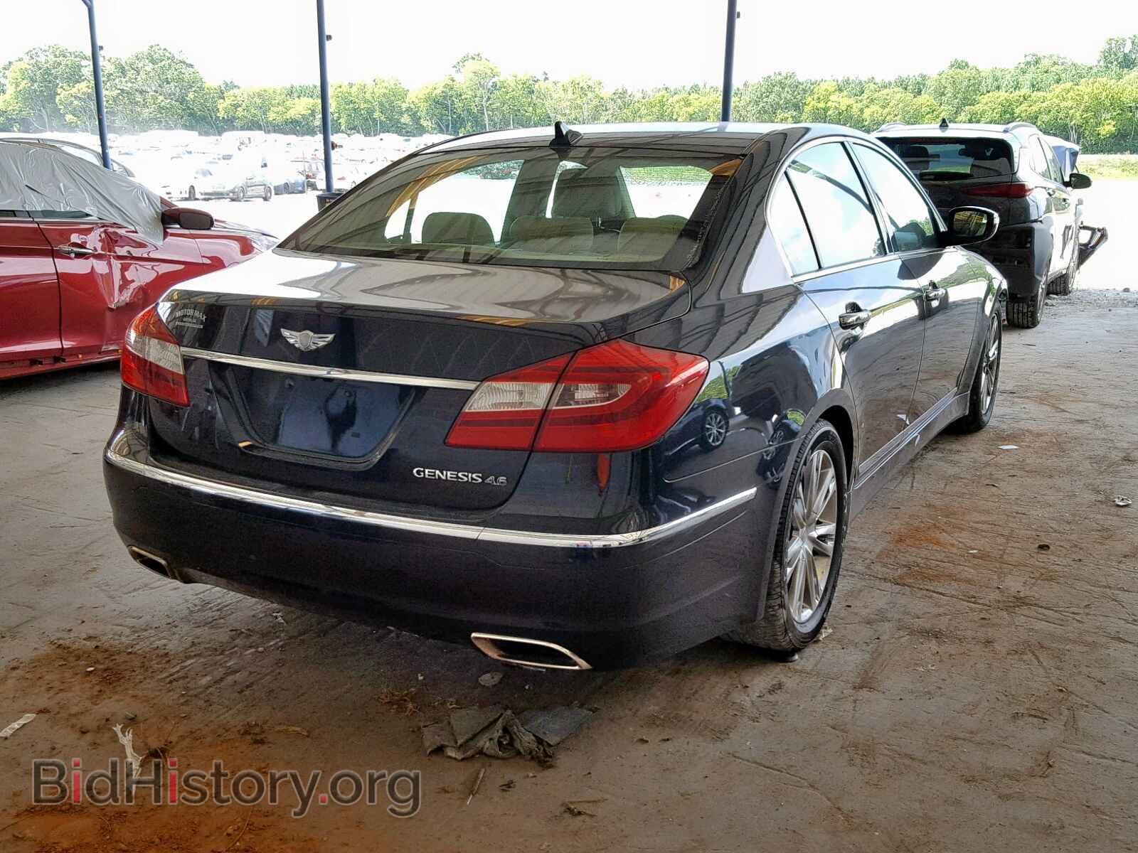 2012 HYUNDAI GENESIS - VIN: KMHGC4DF7CU158078 - Фото 4