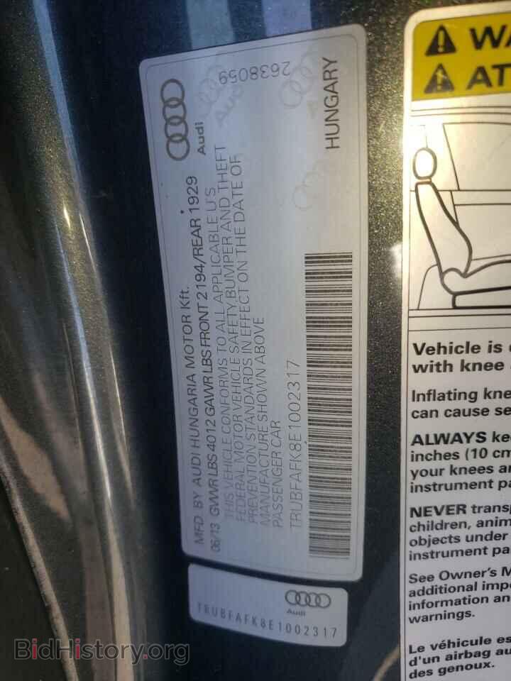 2014 AUDI TT - VIN: TRUBFAFK8E1002317 - Photo 12