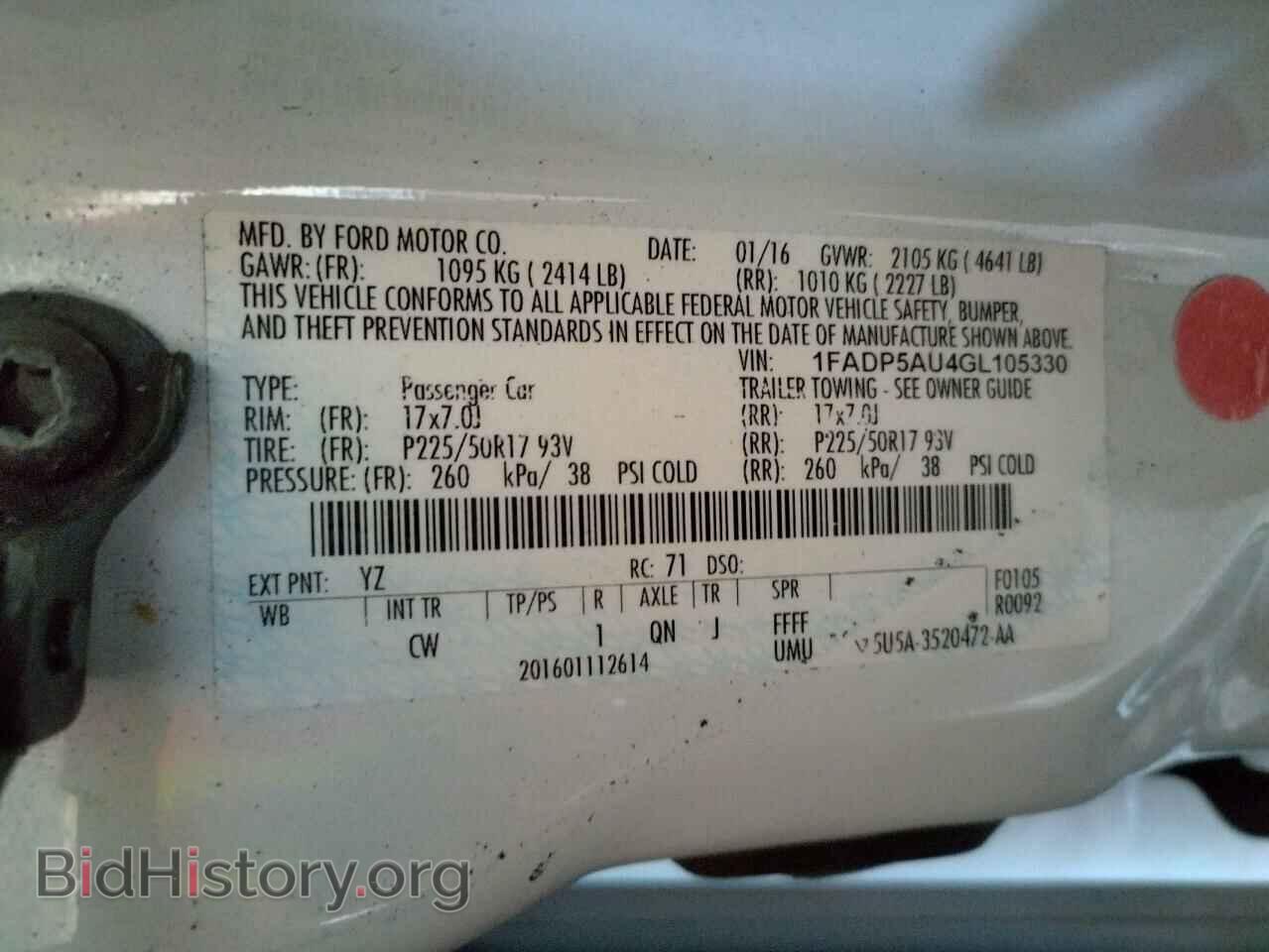 2016 FORD CMAX - VIN: 1FADP5AU4GL105330 - Фото 10