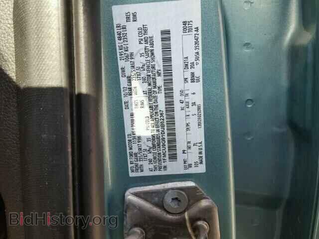 2013 FORD ESCAPE - VIN: 1FMCU9G91DUB62367 - Фото 10