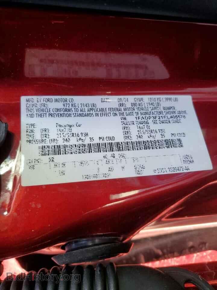 2014 FORD FOCUS - VIN: 1FADP3F21EL405576 - Фото 13