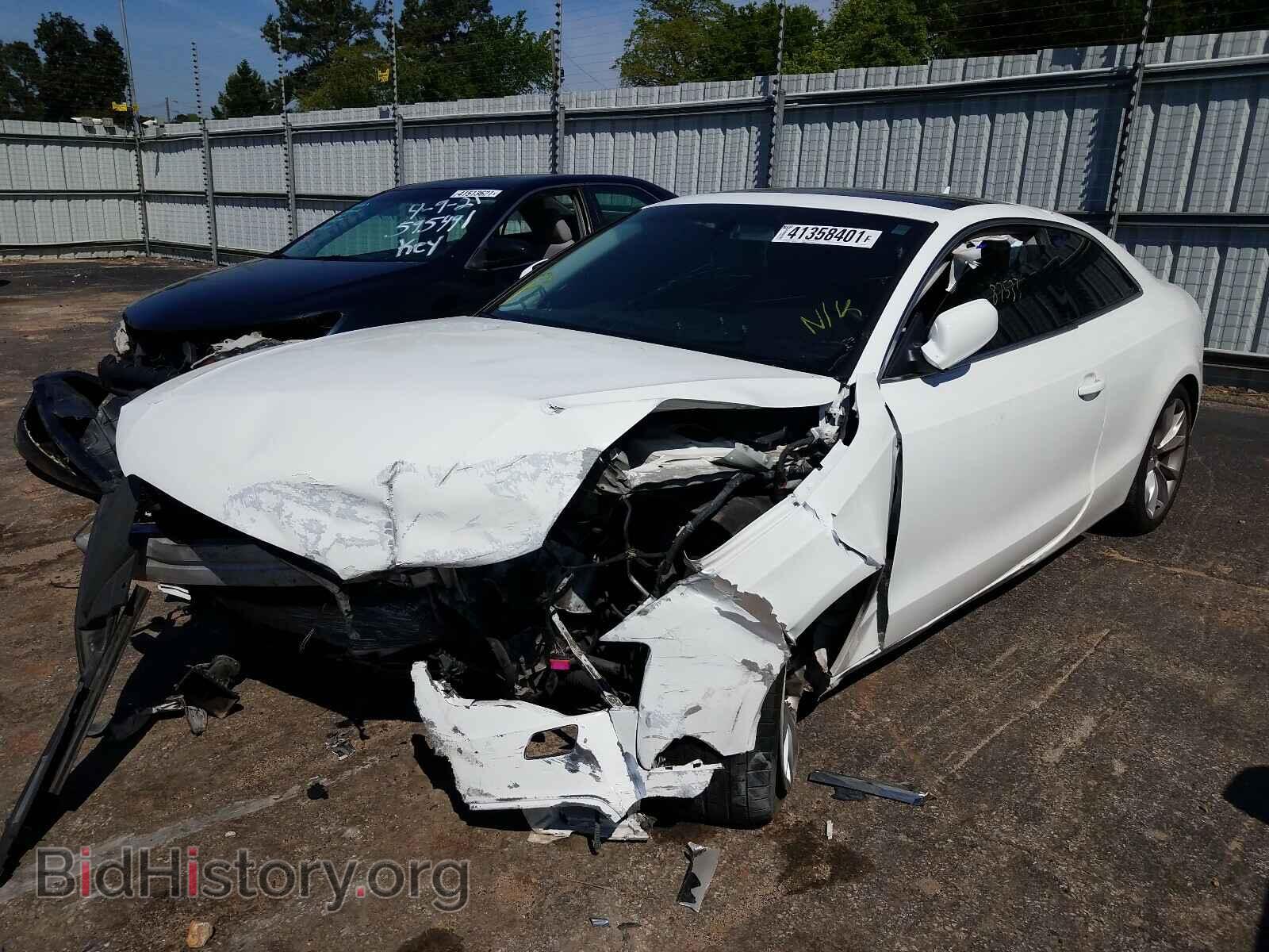 2013 AUDI A5 - VIN: WAULFAFR2DA002076 - Photo 2