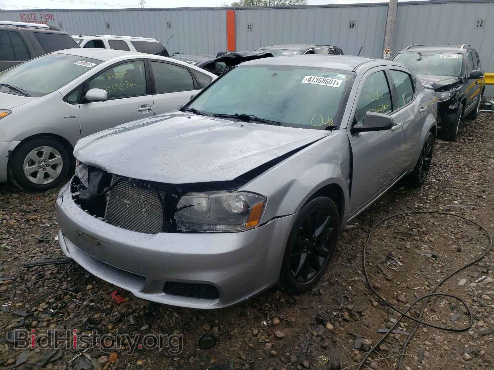 2014 DODGE AVENGER - VIN: 1C3CDZAB7EN235144 - Фото 2
