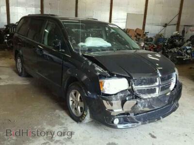 2011 Dodge CARAVAN Grand Cara, black — VIN 2D4RN5DG2BR688642, Copart