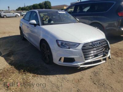 2017 Audi A3 A3 Premium, белый — VIN WAUB8GFF7H1012865, Copart