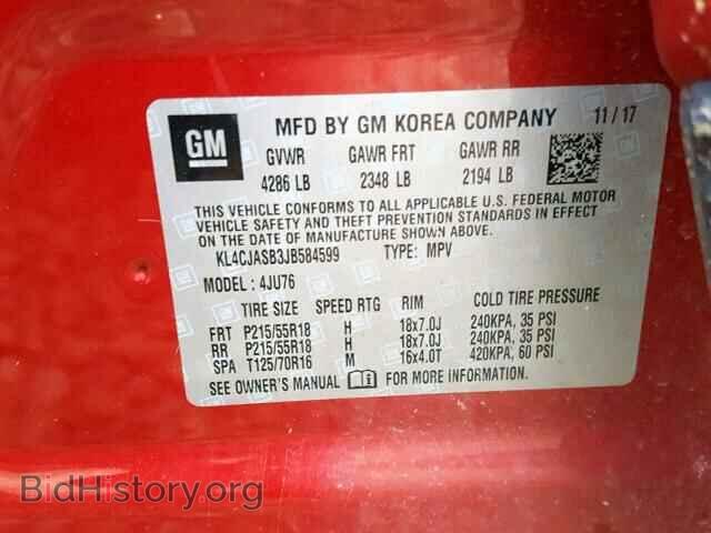 2018 BUICK ENCORE PRE - VIN: KL4CJASB3JB584599 - Photo 10