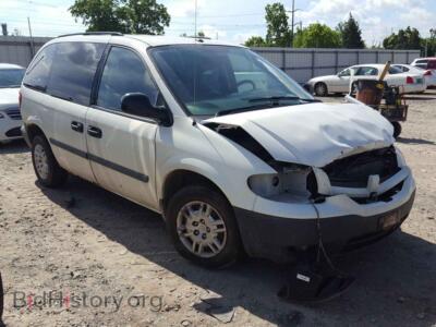 2007 Dodge CARAVAN Caravan SE, белый — VIN 1D4GP25E57B258557, Copart