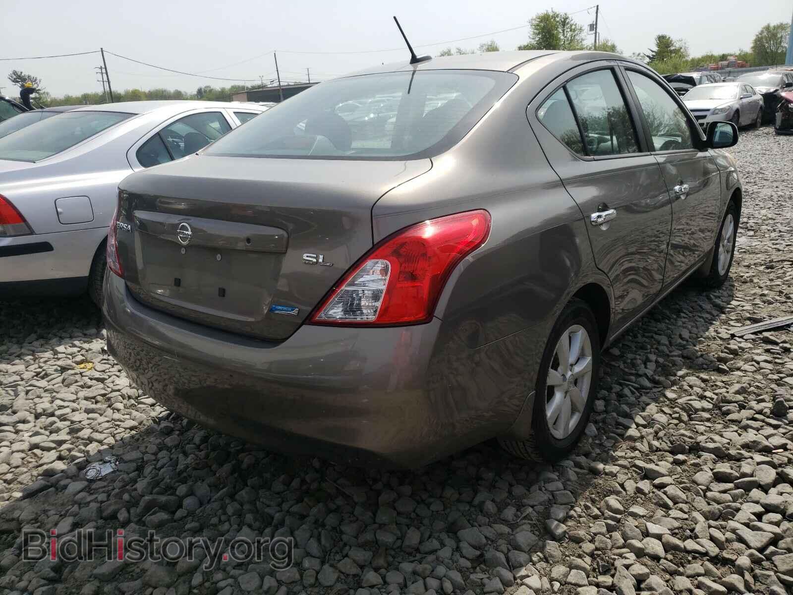 2012 NISSAN VERSA - VIN: 3N1CN7AP4CL860206 - Фото 4