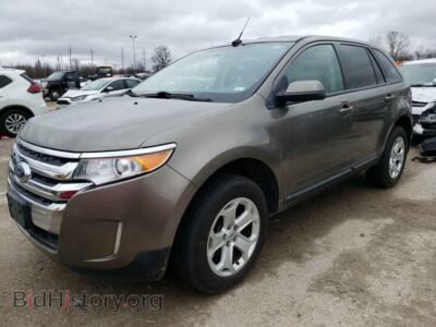 2014 Ford EDGE Edge SEL, tan — VIN 2FMDK4JC5EBB75485, Copart