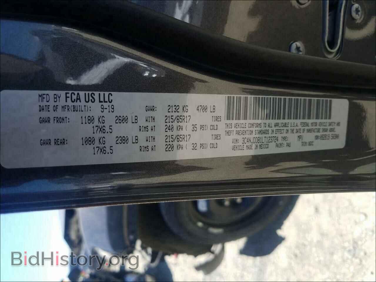 2020 JEEP COMPASS - VIN: 3C4NJDDB1LT123724 - Фото 10