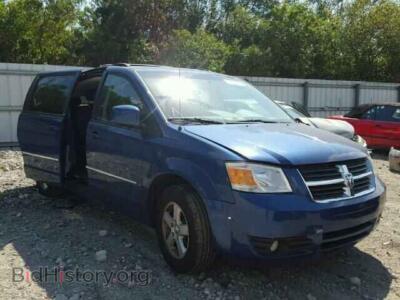 2010 Dodge CARAVAN Grand Cara, blue — VIN 2D4RN5D14AR444811, Copart