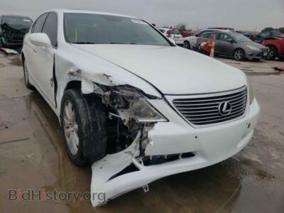 2008 Lexus LS460 LS 460, белый — VIN JTHBL46F185082644, Copart