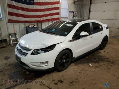 2012 Chevrolet VOLT, white — VIN 1G1RD6E48CU104705, Copart
