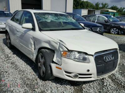 2005 Audi A4 A4 2.0T QU, white — VIN WAUDF68E65A513206, Copart