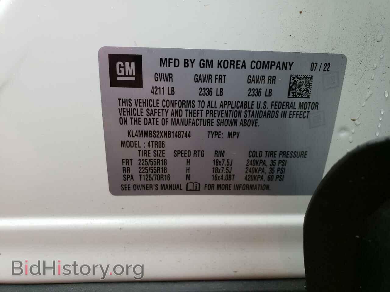 2022 BUICK ENCORE - VIN: KL4MMBS2XNB148744 - Фото 13