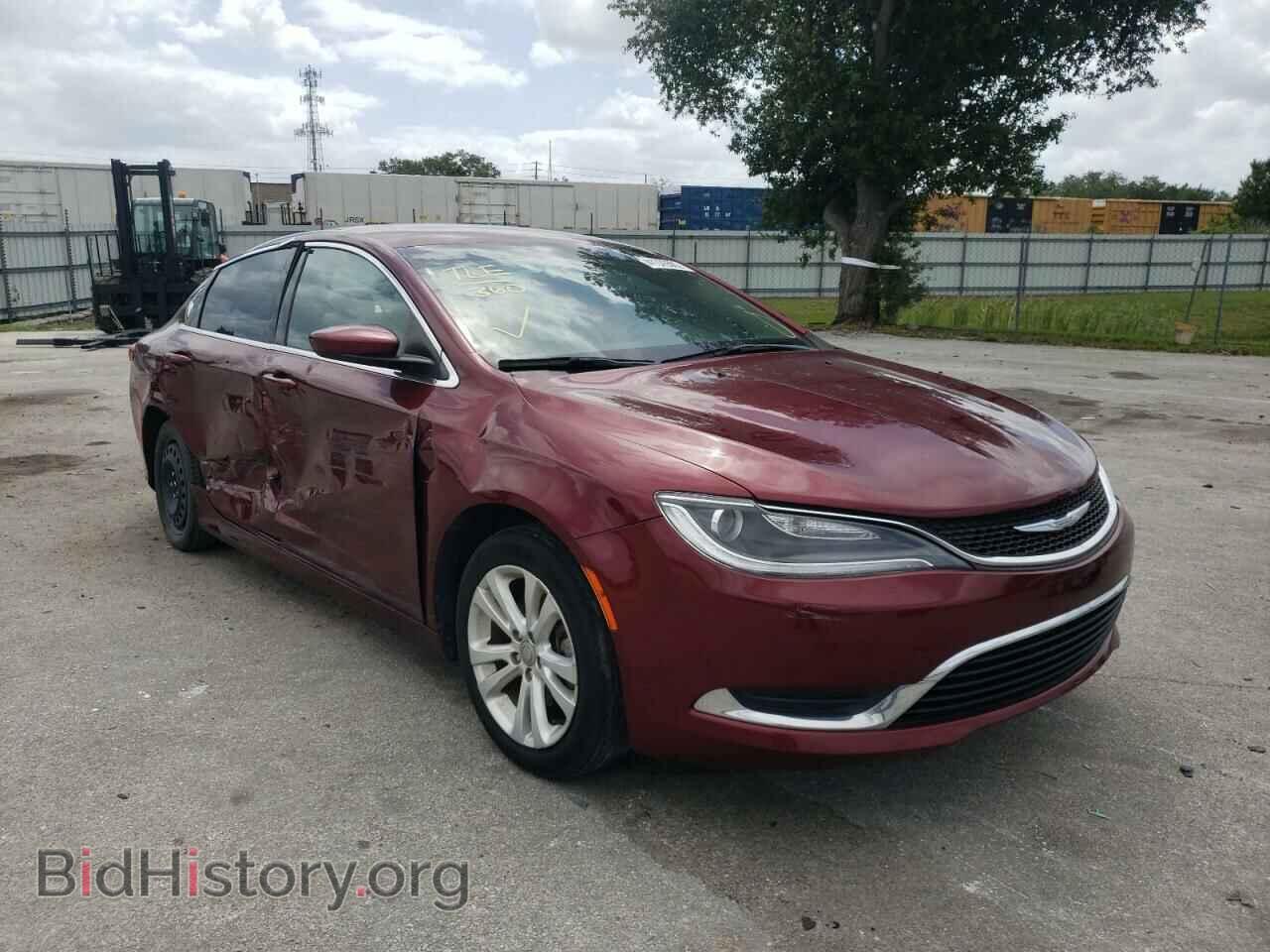 Фотография 1C3CCCABXGN192583 - CHRYSLER 200 2016