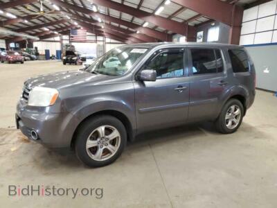 2014 Honda PILOT EXL, серый — VIN 5FNYF4H5XEB034416, Copart
