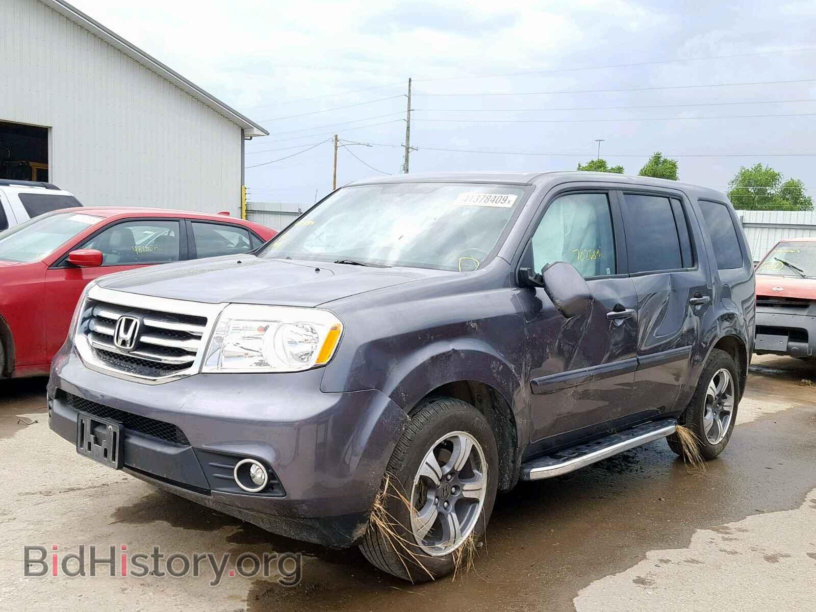 2014 HONDA PILOT EXL - VIN: 5FNYF4H63EB015926 - Фото 2