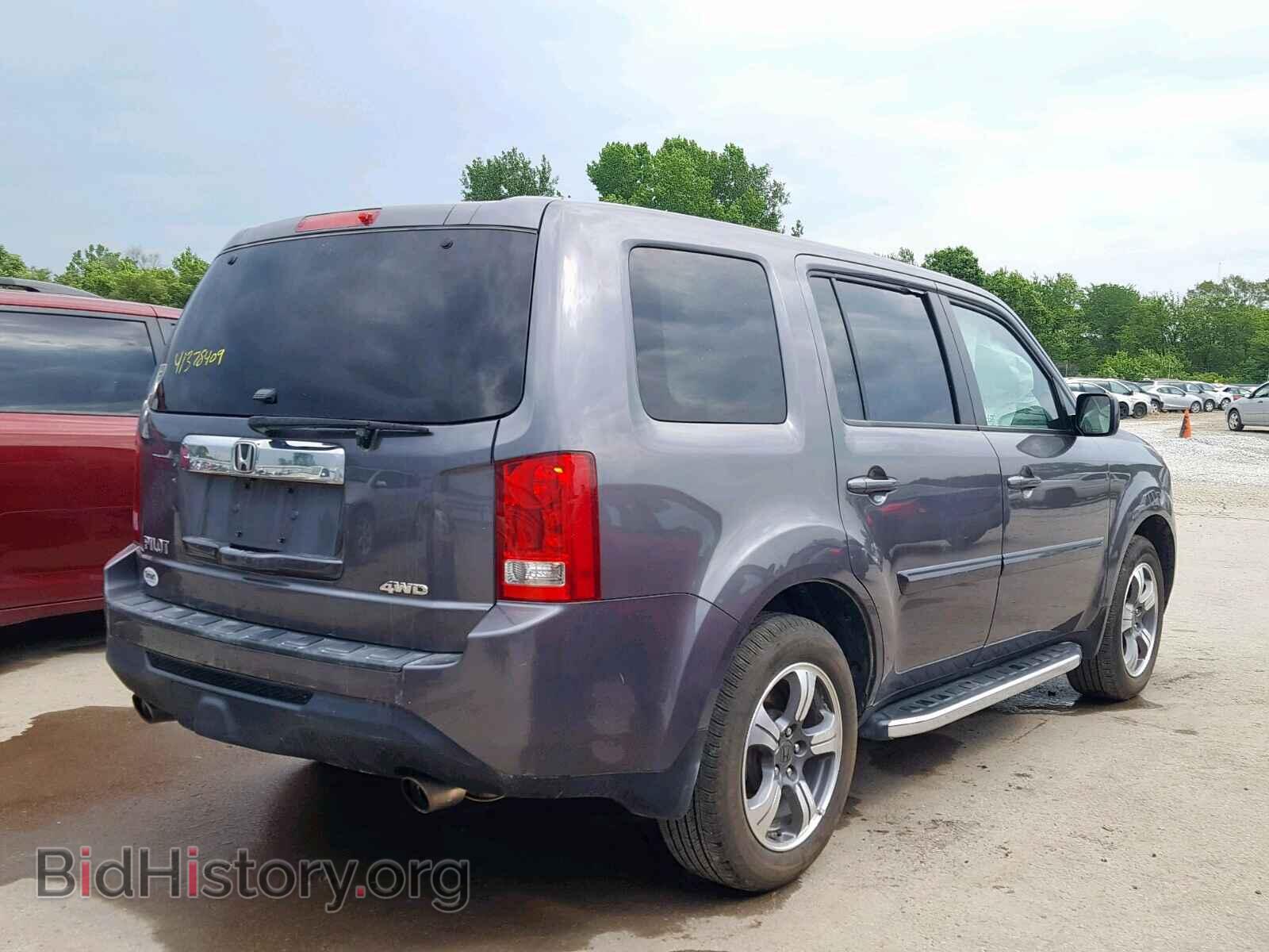 2014 HONDA PILOT EXL - VIN: 5FNYF4H63EB015926 - Фото 4