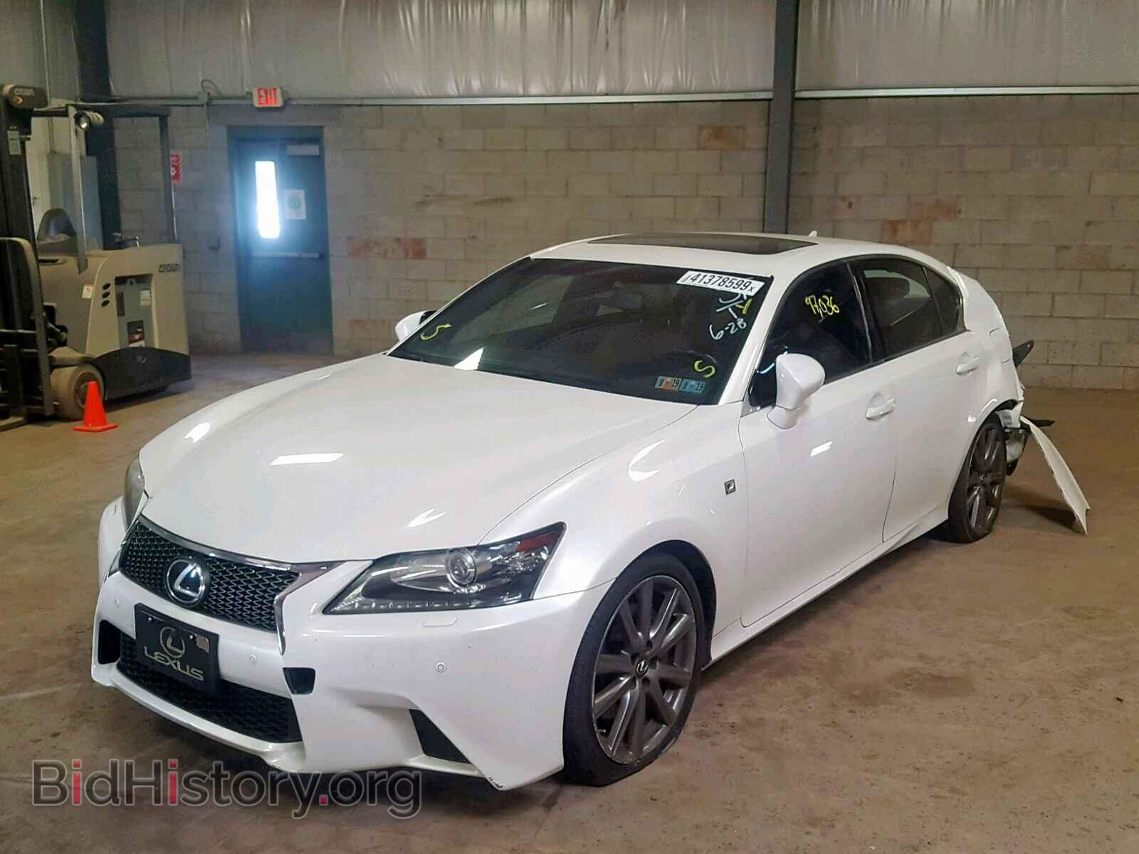 2013 LEXUS GS350 - VIN: JTHCE1BL3D5015787 - Фото 2