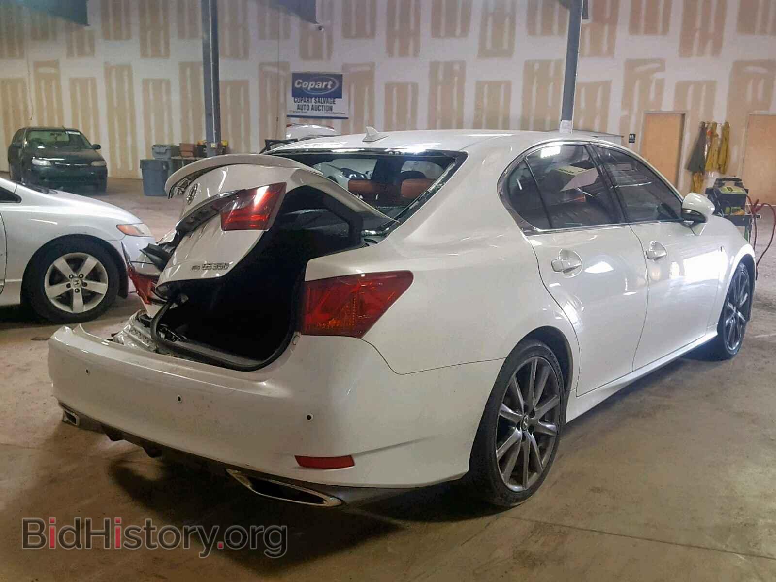 2013 LEXUS GS350 - VIN: JTHCE1BL3D5015787 - Фото 4